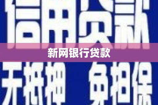 双清新网银行贷款