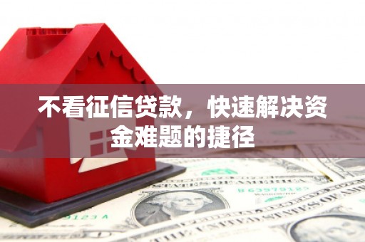 双清不看征信贷款，快速解决资金难题的捷径