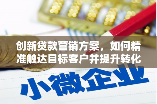 双清创新贷款营销方案，如何精准触达目标客户并提升转化率