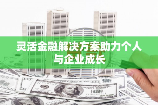 双清灵活金融解决方案助力个人与企业成长