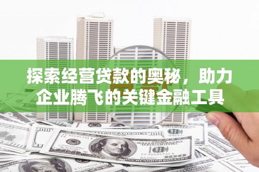 双清探索经营贷款的奥秘，助力企业腾飞的关键金融工具