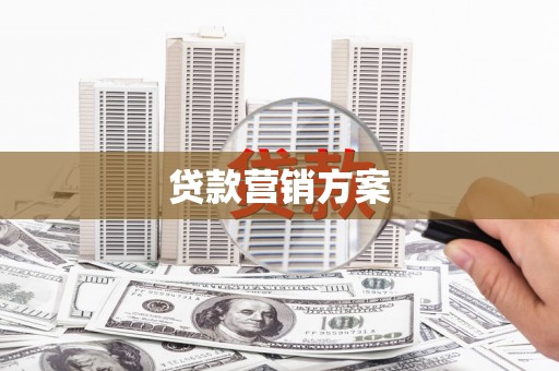 双清贷款营销方案