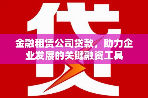 双清金融租赁公司贷款，助力企业发展的关键融资工具