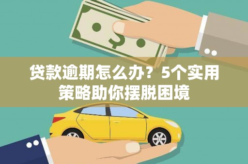 双清贷款逾期怎么办？5个实用策略助你摆脱困境