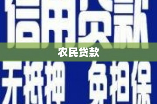 双清农民贷款