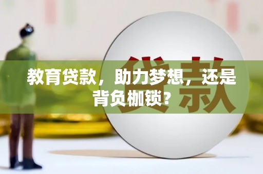 双清教育贷款，助力梦想，还是背负枷锁？