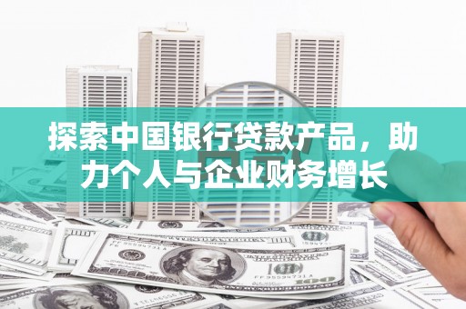 双清探索中国银行贷款产品，助力个人与企业财务增长