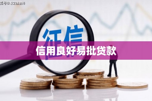 双清信用良好易批贷款