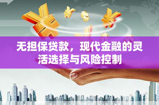 双清无担保贷款，现代金融的灵活选择与风险控制