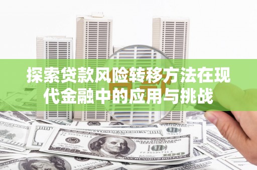 双清探索贷款风险转移方法在现代金融中的应用与挑战