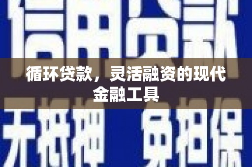 双清循环贷款，灵活融资的现代金融工具