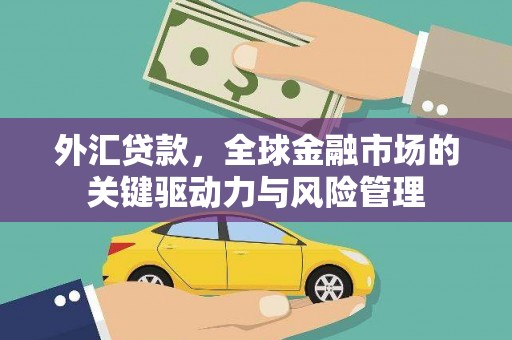 双清外汇贷款，全球金融市场的关键驱动力与风险管理