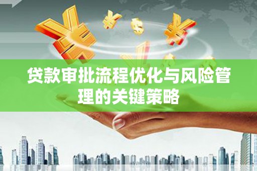 双清贷款审批流程优化与风险管理的关键策略