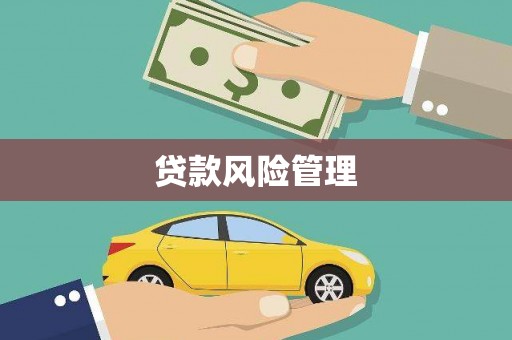 双清贷款风险管理