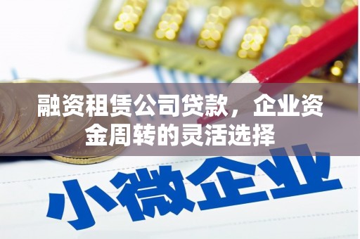 双清融资租赁公司贷款，企业资金周转的灵活选择