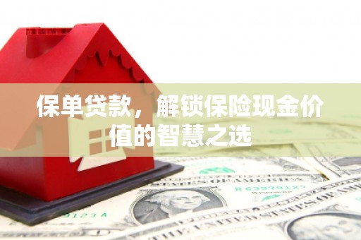 双清保单贷款，解锁保险现金价值的智慧之选