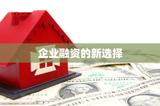 双清企业融资的新选择