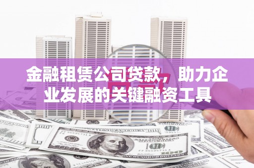 双清金融租赁公司贷款，助力企业发展的关键融资工具