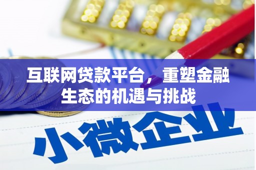 双清互联网贷款平台，重塑金融生态的机遇与挑战