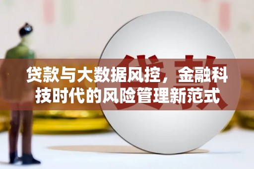 双清贷款与大数据风控，金融科技时代的风险管理新范式