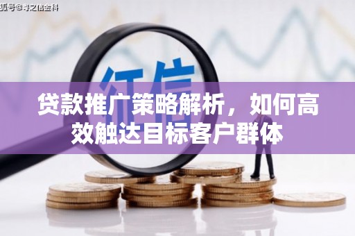 双清贷款推广策略解析，如何高效触达目标客户群体