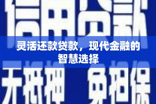 双清灵活还款贷款，现代金融的智慧选择