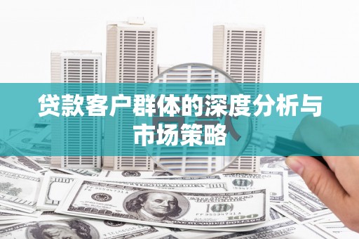 双清贷款客户群体的深度分析与市场策略