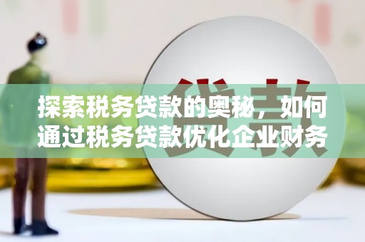 双清探索税务贷款的奥秘，如何通过税务贷款优化企业财务