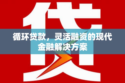 双清循环贷款，灵活融资的现代金融解决方案