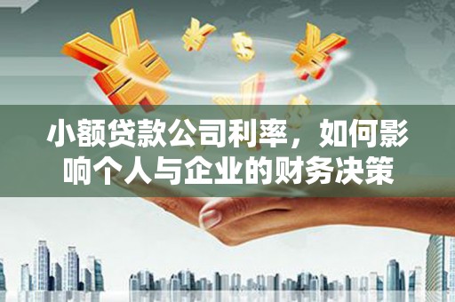 双清小额贷款公司利率，如何影响个人与企业的财务决策