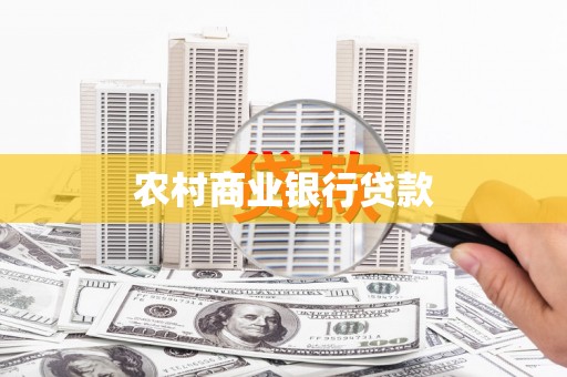 双清农村商业银行贷款