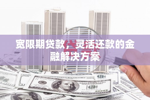 双清宽限期贷款，灵活还款的金融解决方案