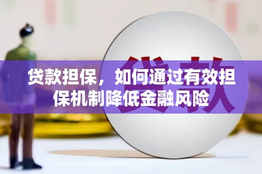 双清贷款担保，如何通过有效担保机制降低金融风险