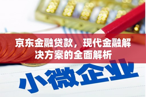 双清京东金融贷款，现代金融解决方案的全面解析