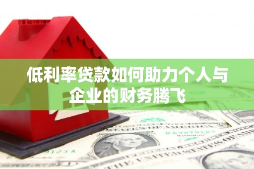 双清低利率贷款如何助力个人与企业的财务腾飞