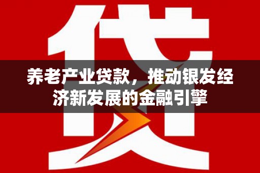 双清养老产业贷款，推动银发经济新发展的金融引擎