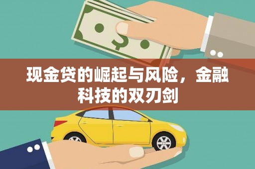 双清现金贷的崛起与风险，金融科技的双刃剑