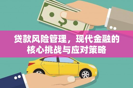双清贷款风险管理，现代金融的核心挑战与应对策略