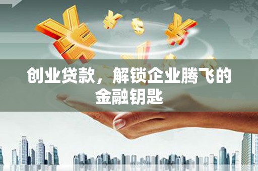 双清创业贷款，解锁企业腾飞的金融钥匙