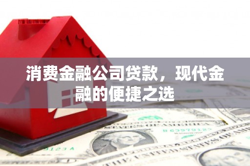 双清消费金融公司贷款，现代金融的便捷之选