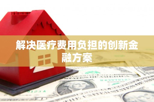 双清解决医疗费用负担的创新金融方案