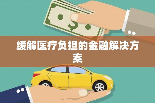 双清缓解医疗负担的金融解决方案