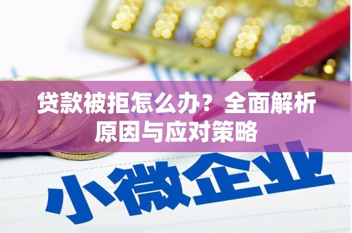 双清贷款被拒怎么办？全面解析原因与应对策略