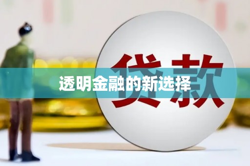双清透明金融的新选择