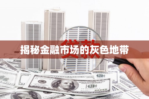 双清揭秘金融市场的灰色地带
