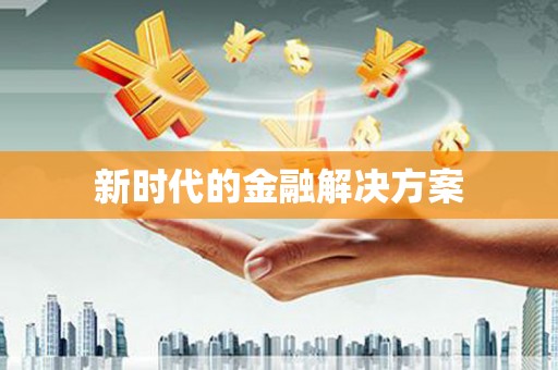 双清新时代的金融解决方案